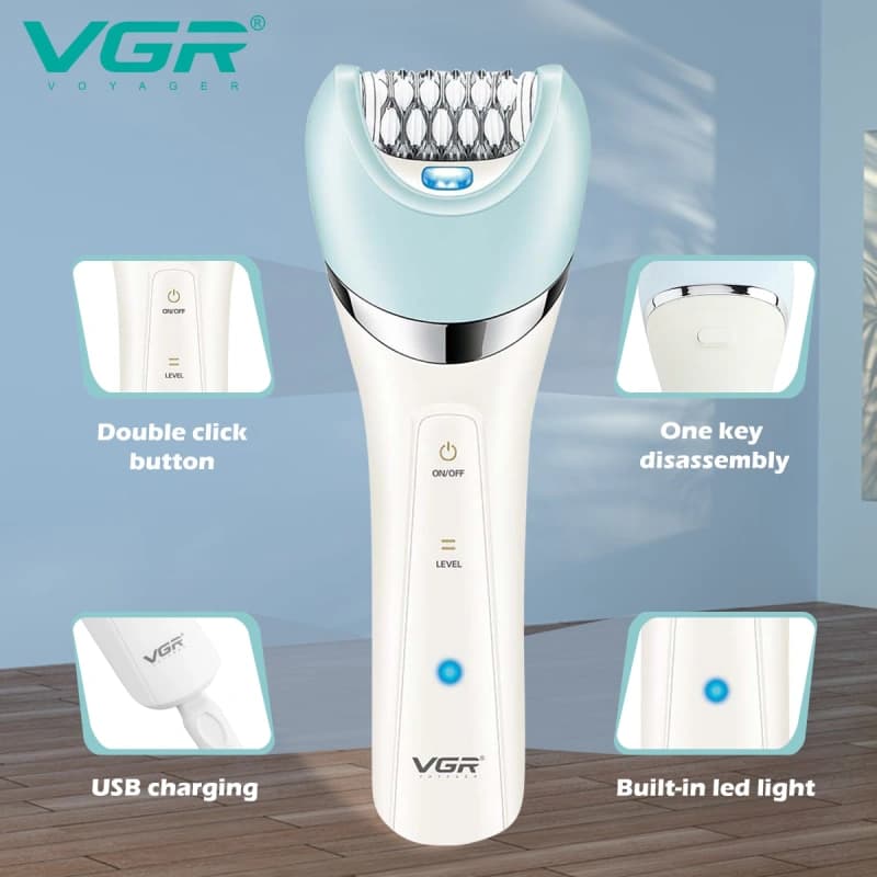 اپیلاتور پنج کاره وی جی آر مدل V-703 — تصویر ۷