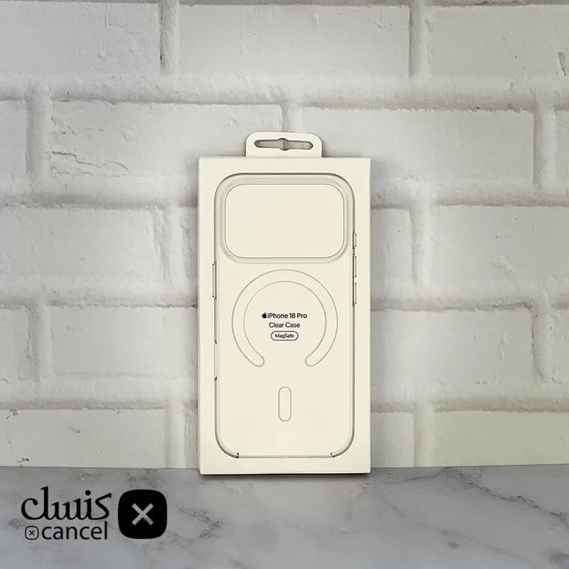 قاب اورجینال Clear Case مگ سیف دار آیفون 18Pro شفاف — تصویر ۲