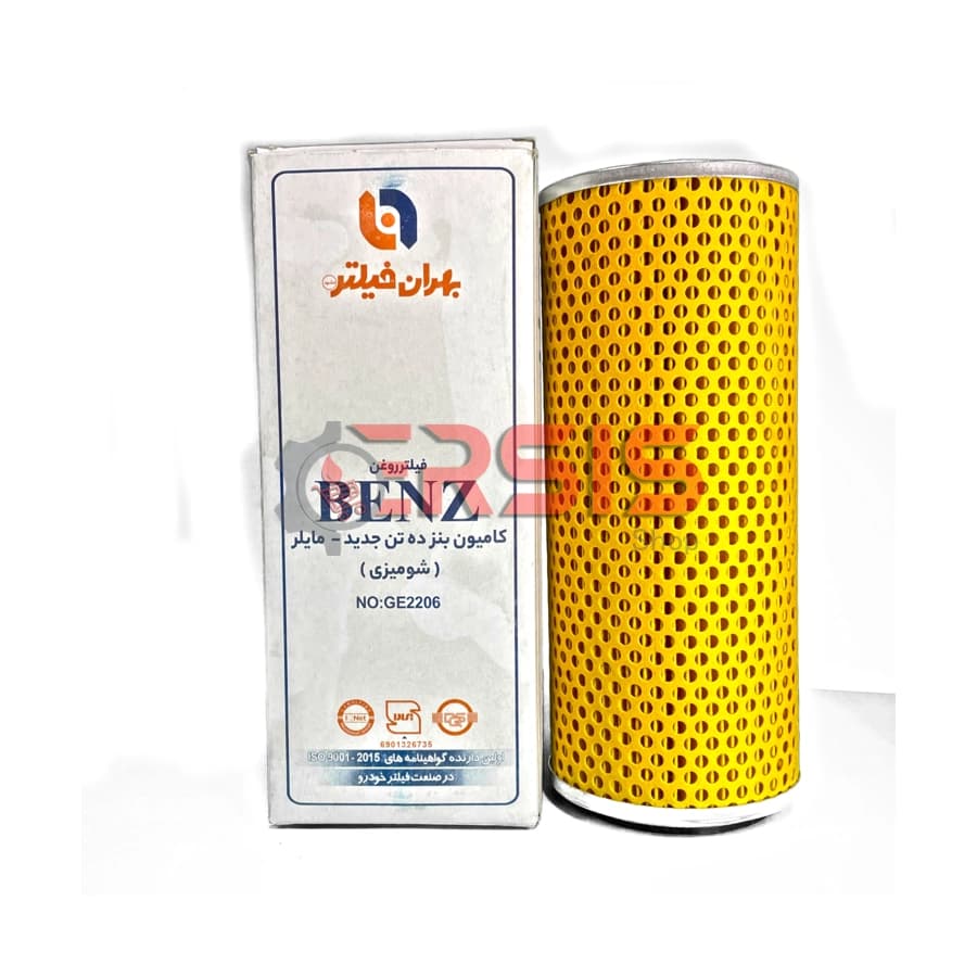 فیلتر روغن بهران مدل GE2206/3 – مناسب ده تن جدید – شومیزی — تصویر ۲