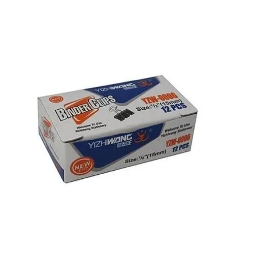 گیره دوبل ایژی وانگ مدل YWZ-0006 سایز 15 میلی متر بسته 12 عددی — تصویر ۳