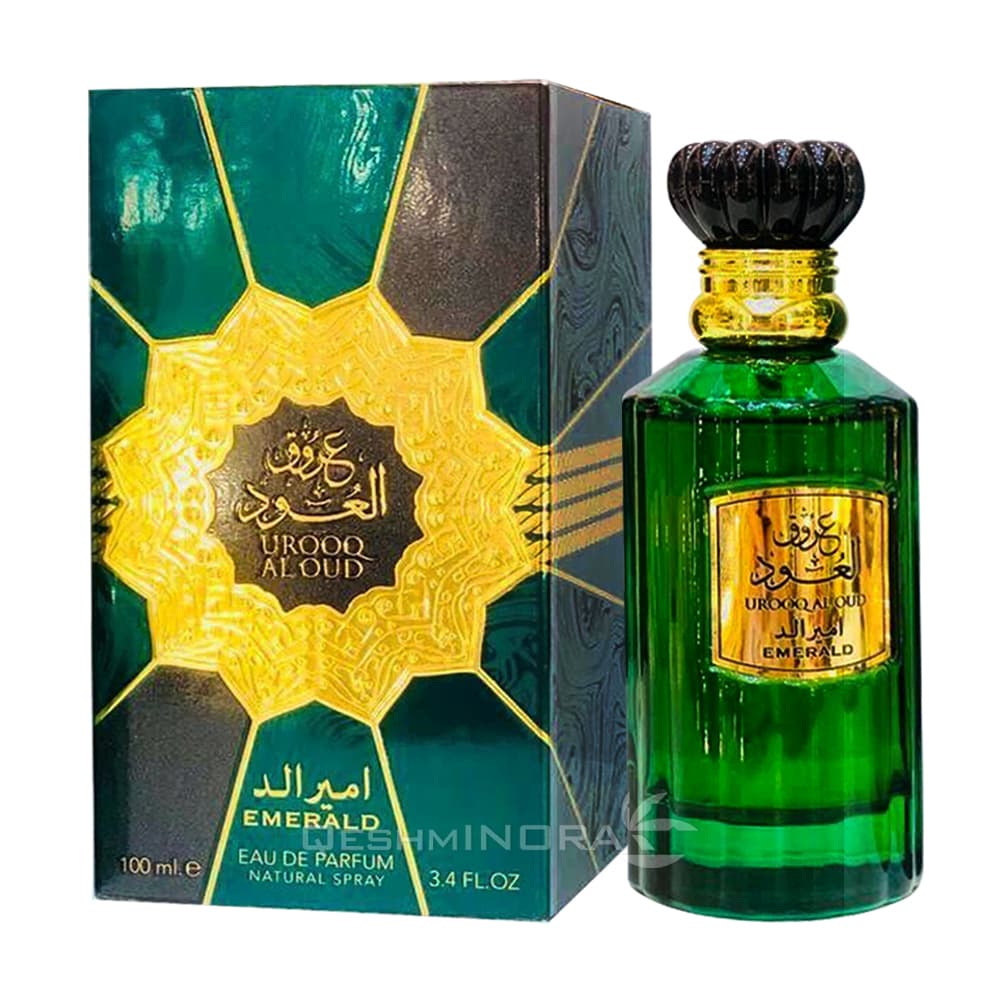 ادکلن عروق العود امیرالد لطافه Urooq Al Oud Emerald Lattafa — تصویر ۲
