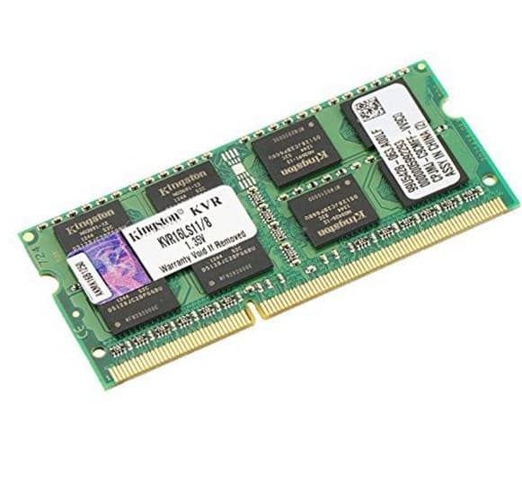 رم لپ تاپ کینگستون RAM KINGSTON CL11 DDR3L 8GB 1600MHz (کارکرده) مدل ValueRAM