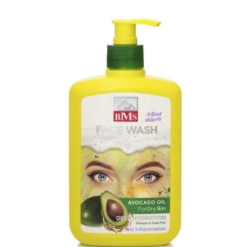 ژل شستشوی صورت بی ام اس مناسب پوست خشک مدل آووکادو حجم 500 میل — تصویر ۲