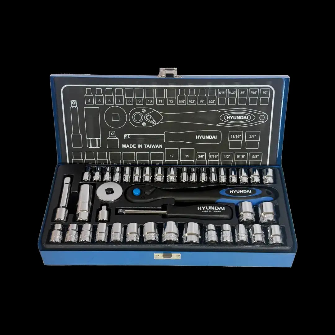 جعبه بکس هیوندای 40 پارچه ترکیبی مدل HT-9140 — تصویر ۲
