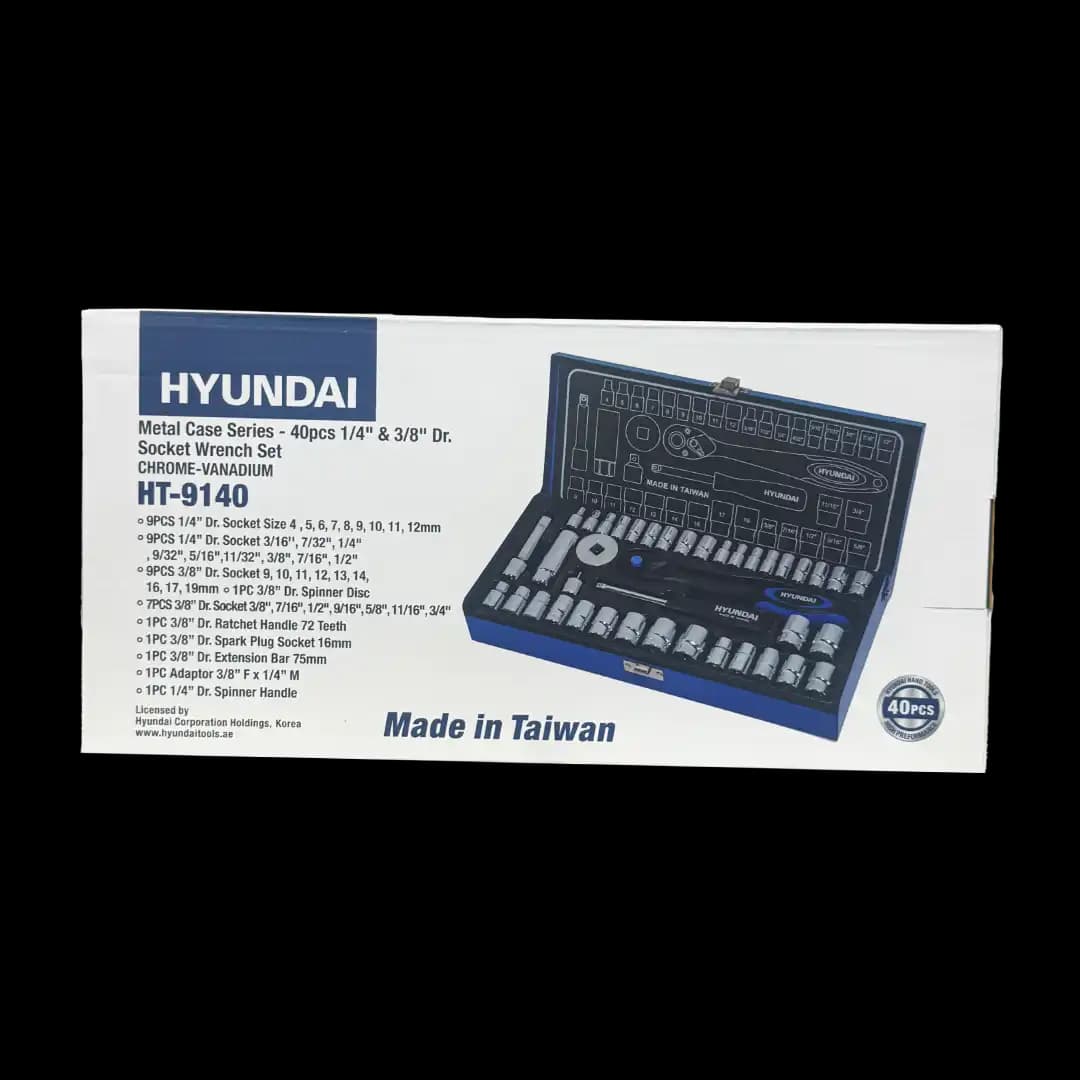 جعبه بکس هیوندای 40 پارچه ترکیبی مدل HT-9140 — تصویر ۳