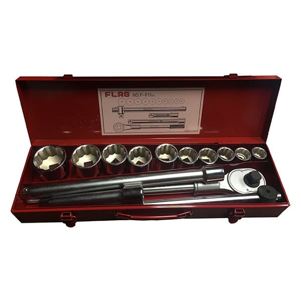 جعبه بکس فلگ 14 پارچه 3/4 اینچ مدل F-615M
