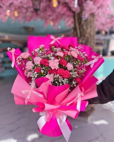 سفارش دسته گل برای تبریک زایمان با بسته‌بندی خاص از کجا انجام می‌شود؟