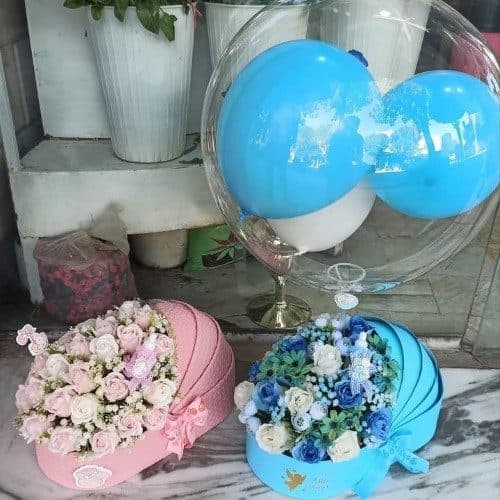 چگونه گل نوزادی را با تم خاص کودک سفارش دهم؟