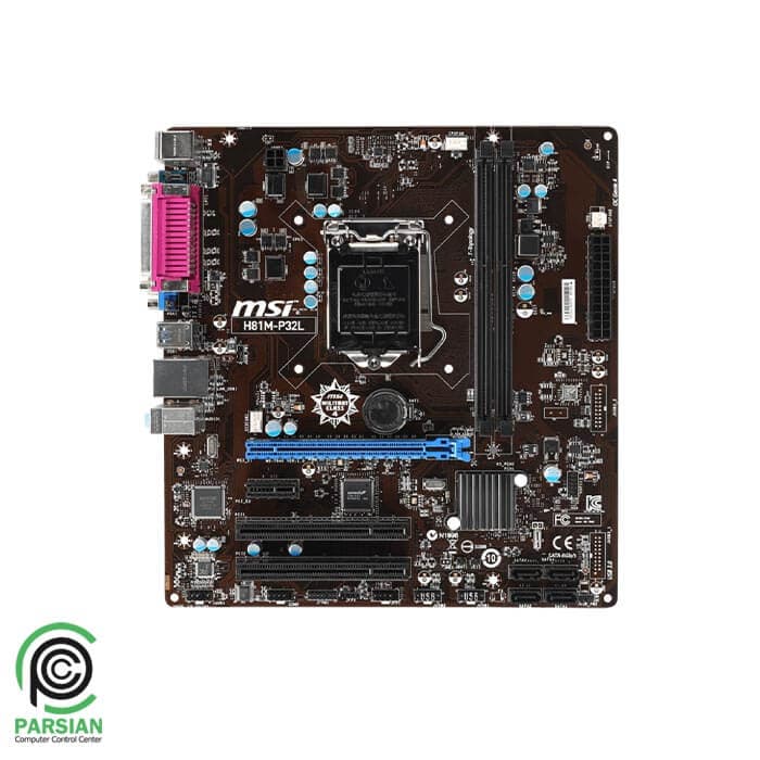 مادربرد ام اس آی MOTHERBOARD MSI H81M-P32L