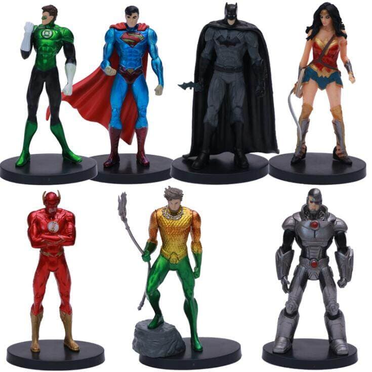 فیگور مدل اونجرز The Avengers طرح لیگ عدالت مجموعه 7 عددی