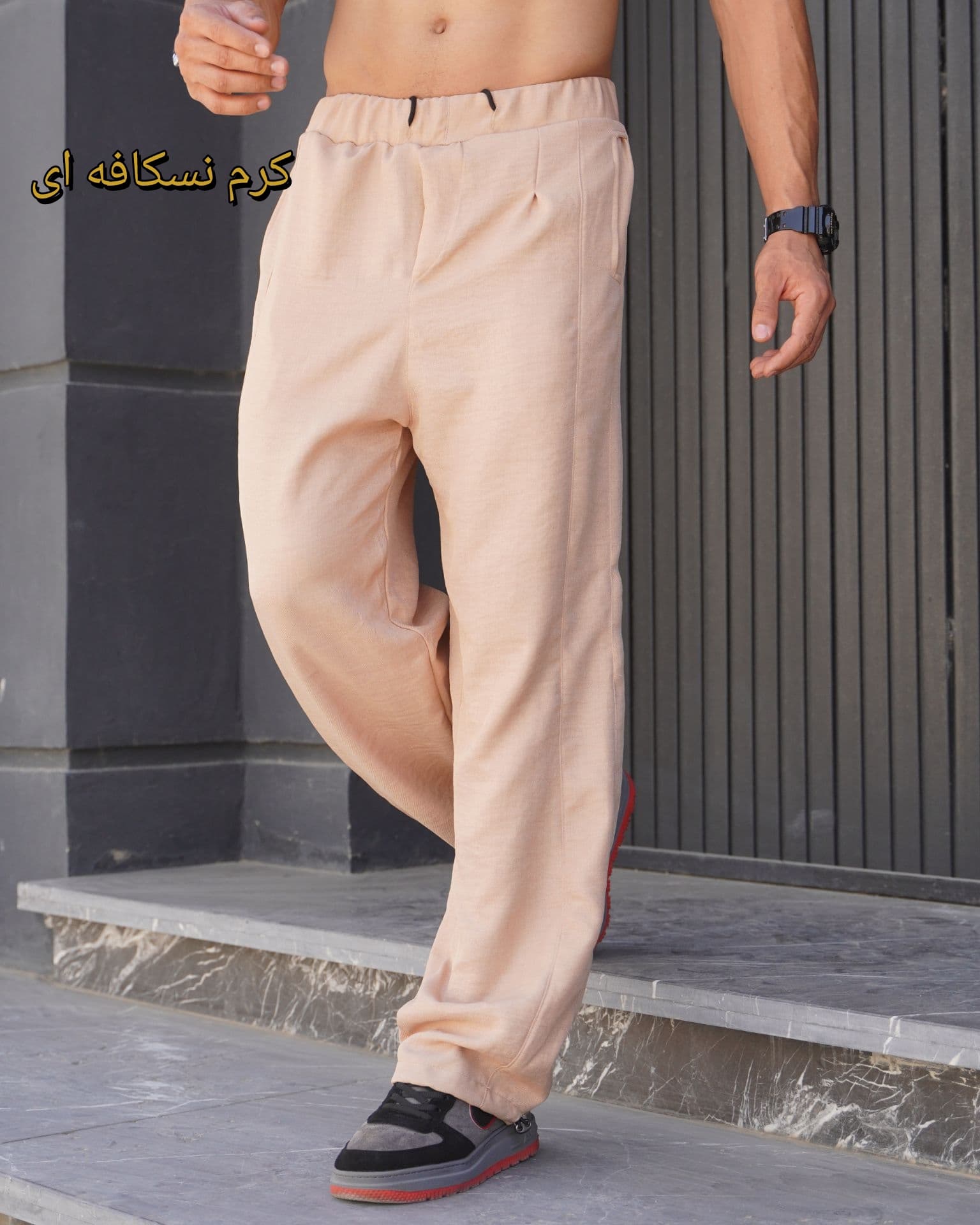 شلوار مردانه پیله‌دار قد ۱۱۰ (کد ۲۱۳۴)