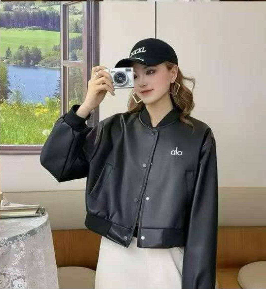 کت چرم داخل آستر دار دخترانه و زنانه کد 8761
