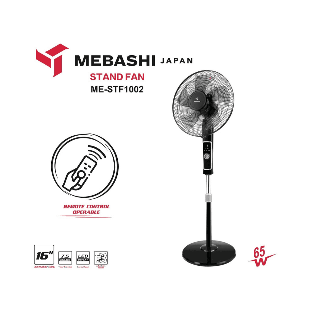 پنکه ایستاده مباشی ME-STF1002 با ریموت کنترل – نمایشگر LED — تصویر ۳