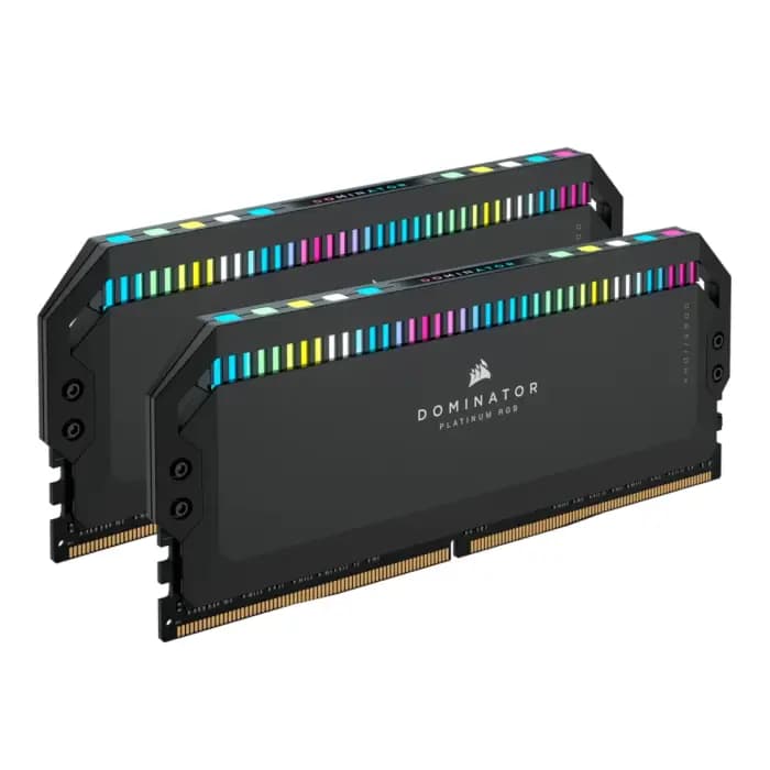رم کورسیر Dominator Platinum RGB Black 32GB 16GBx2 5200MHz CL40 DDR5 — تصویر ۵