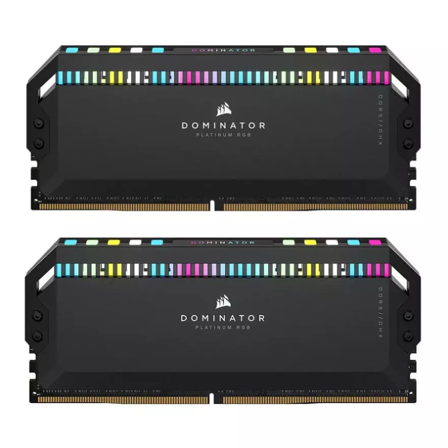 رم کورسیر Dominator Platinum RGB Black 32GB 16GBx2 5200MHz CL40 DDR5 — تصویر ۱۱