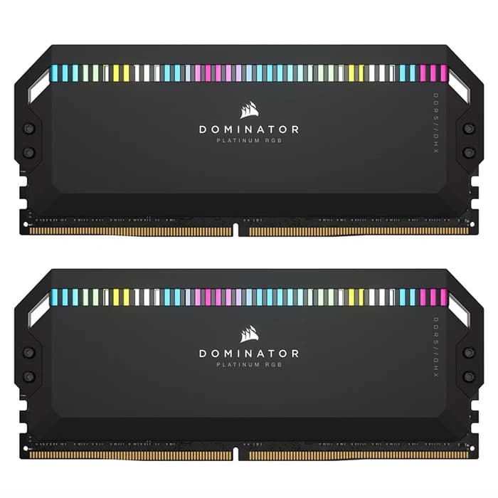 رم کورسیر Dominator Platinum RGB Black 32GB 16GBx2 5200MHz CL40 DDR5 — تصویر ۷