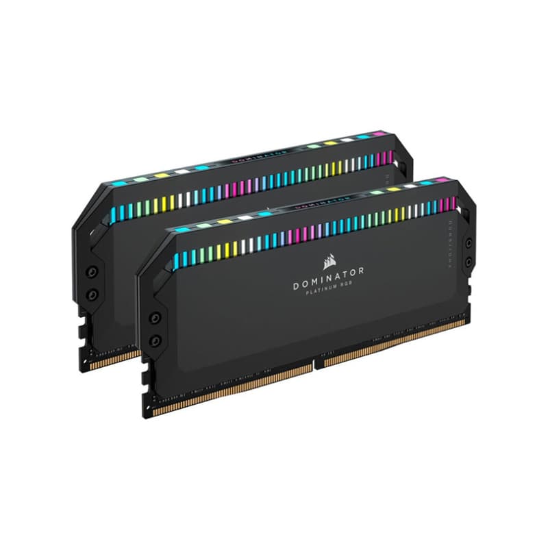 رم کورسیر Dominator Platinum RGB Black 32GB 16GBx2 5200MHz CL40 DDR5 — تصویر ۹