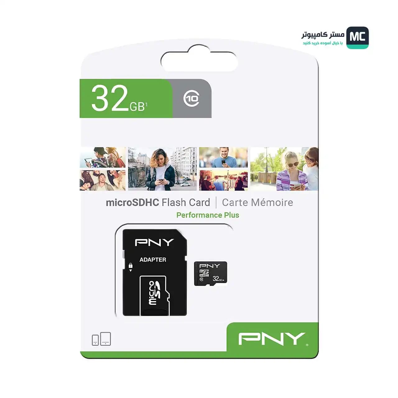 کارت حافظه میکرو اس دی پی ان وای PERFORMANCE PLUS 32GB — تصویر ۲