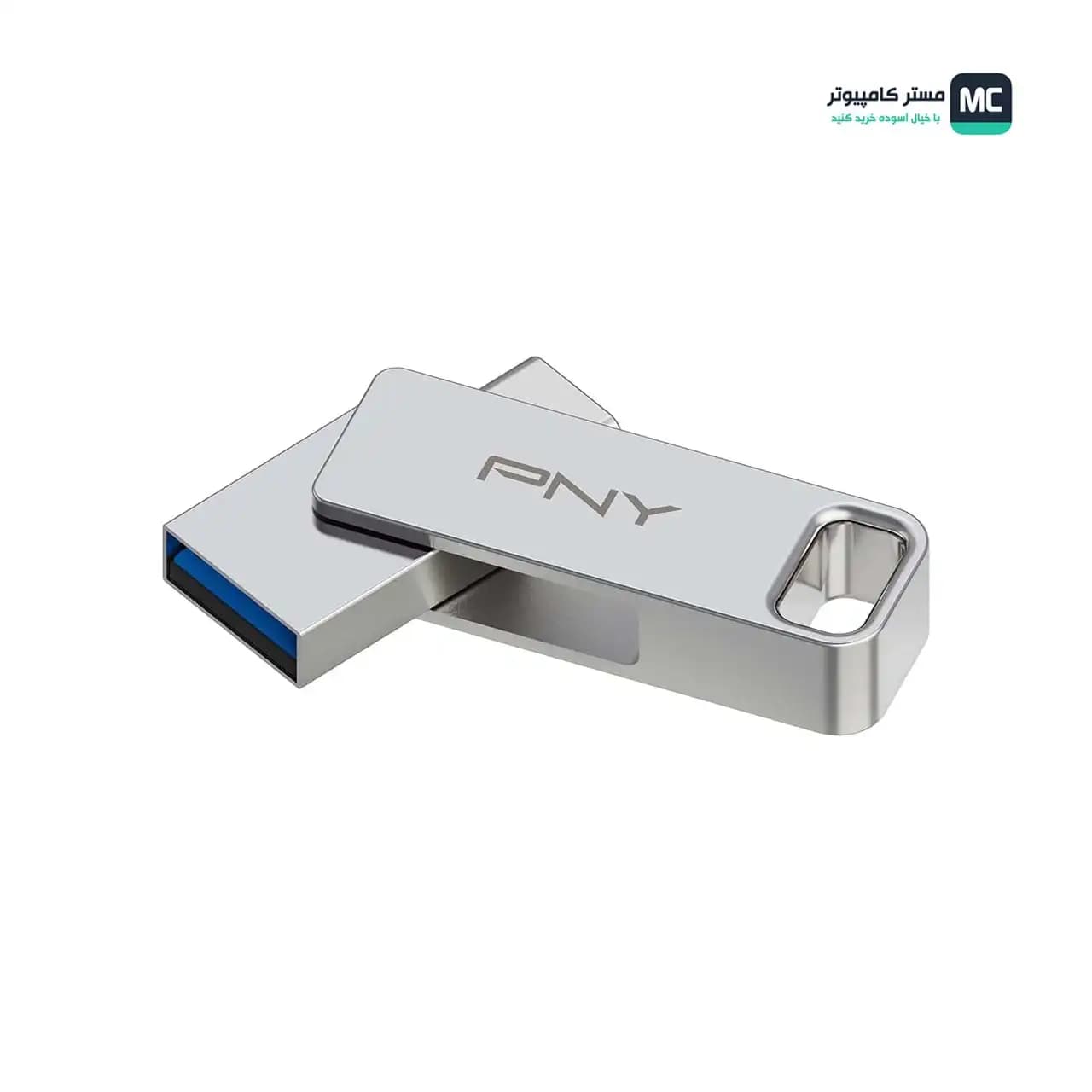فلش OTG پی ان وای DUO LINK USB 3.2 Type-C 64GB — تصویر ۳