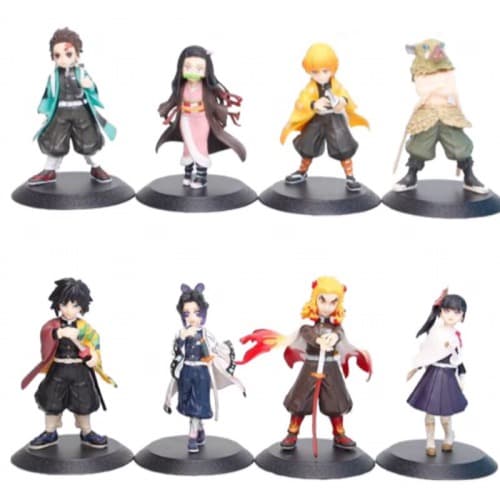 فیگور کیوپاسکت مدل شیطان کش Demon Slayer مجموعه 8 عددی