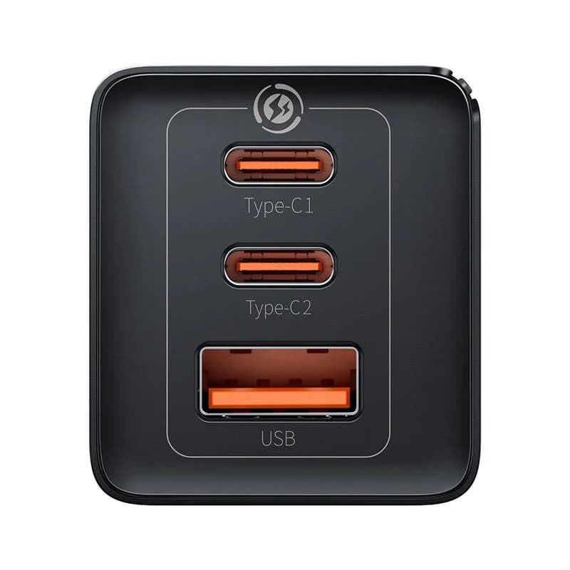 شارژر دیواری باسئوس مدل GAN5 PRO 65W به همراه کابل USB-C — تصویر ۳