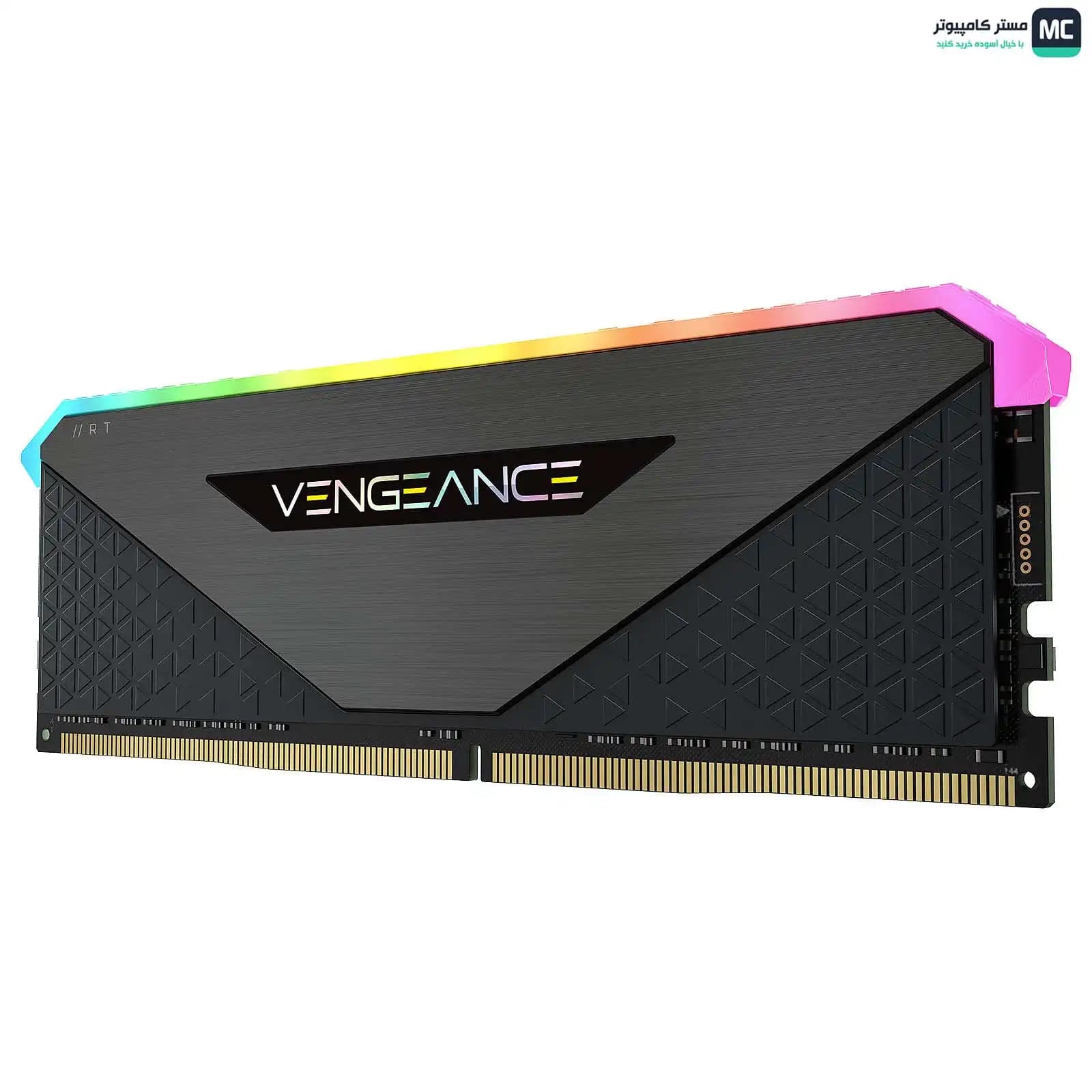 رم کورسیر VENGEANCE RGB RT Black 16GB 8GBx2 3600MHz CL18 — تصویر ۳