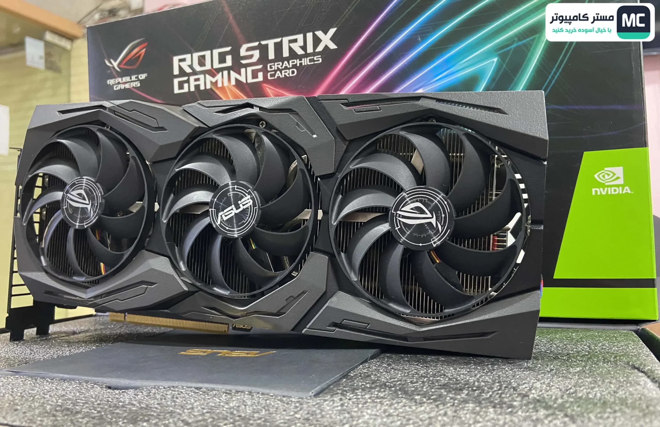 کارت گرافیک ایسوس ROG STRIX RTX2060 6G EVO GAMING دسته دوم — تصویر ۴