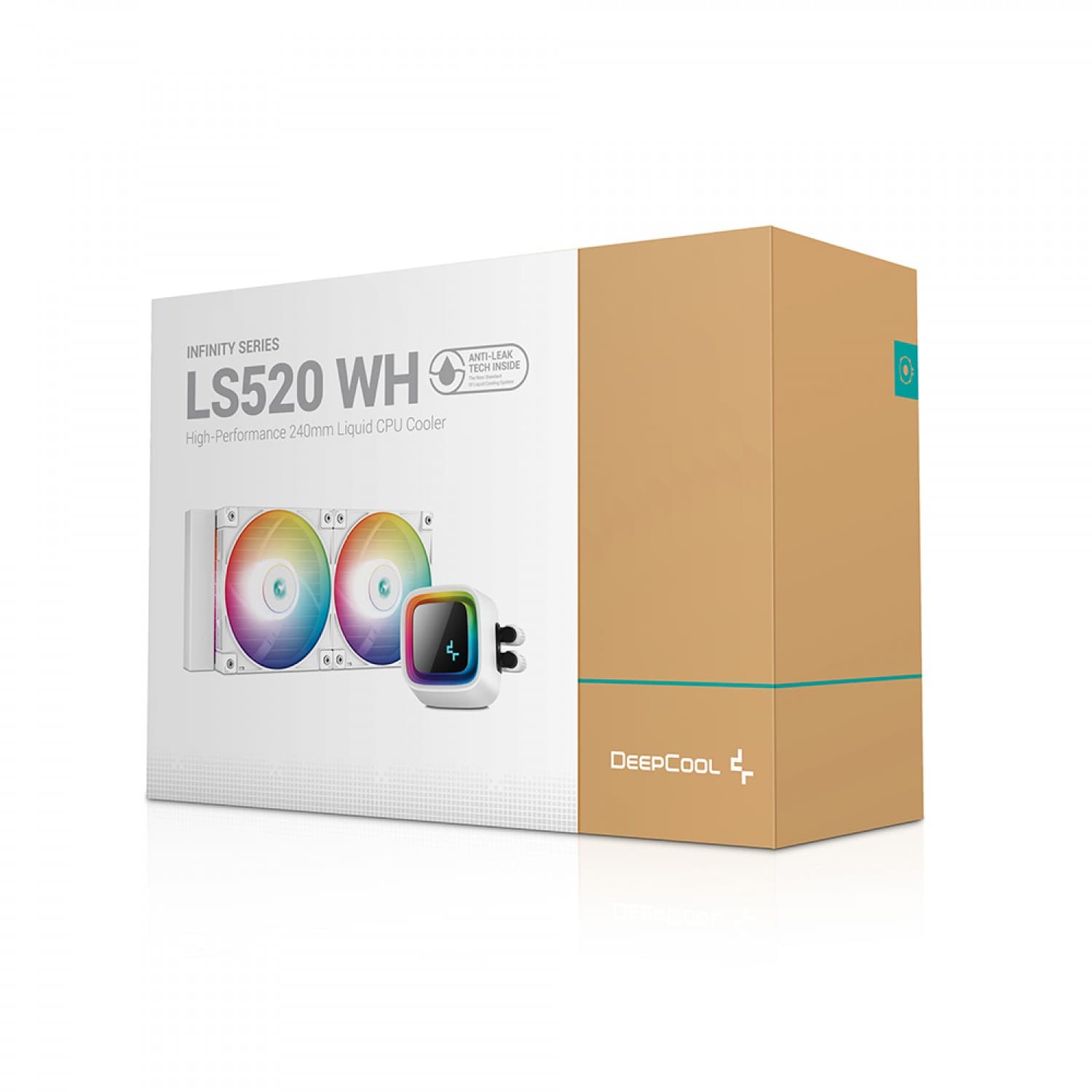 خنک کننده مایع پردازنده دیپ کول LS520 White — تصویر ۱۲
