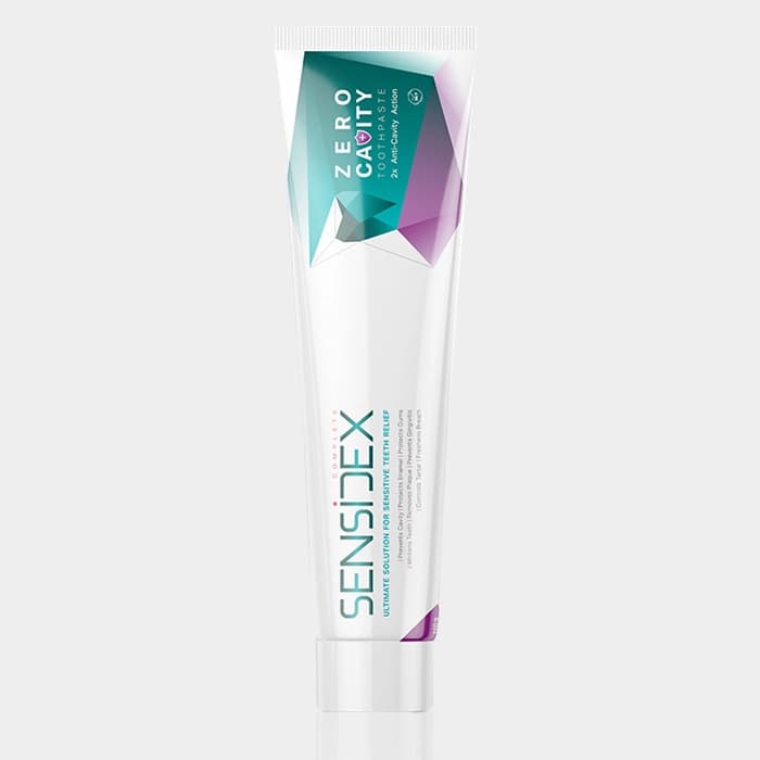 خمیر دندان ضد پوسیدگی دندان های حساس سنسیدکس Sensidex Zero Cavity Toothpaste 160g