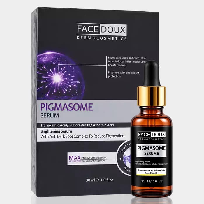 سرم روشن کننده و ضد لک پیگمازوم فیس دوکس Face Doux Pigmasome Brightening Serum 30ml — تصویر ۲