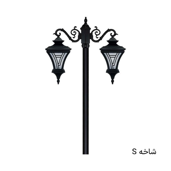 چراغ پارکی دوشاخه مدل ایفل