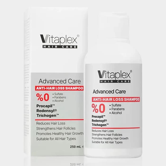 شامپو تقویت کننده و ضد ریزش ویتاپلکس Vitaplex Anti-Hair Loss Shampoo 250ml — تصویر ۲