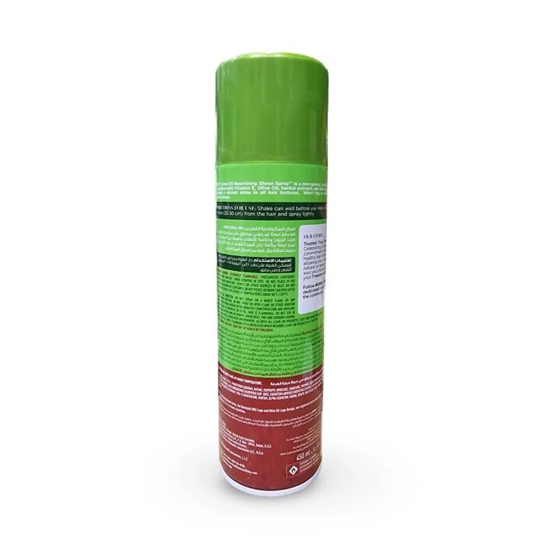 اسپری مو روغن زیتون ORS مدل Nourishing Sheen Spray حجم 450 میلی لیتر — تصویر ۲