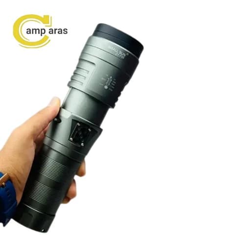 چراغ قوه زوم دار اسمال سان شارژی مدل ZY-F95 پاوربانکی — تصویر ۴