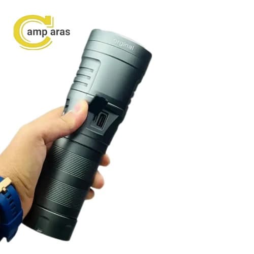 چراغ قوه زوم دار اسمال سان شارژی مدل ZY-F95 پاوربانکی — تصویر ۳