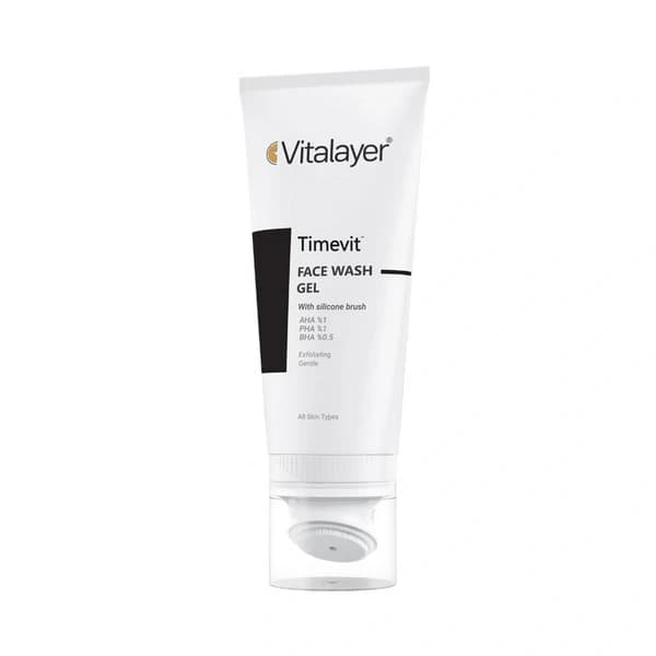 ژل براش شستشوی صورت تایمویت ویتالیر 200 میلیلیتر Vitalayer