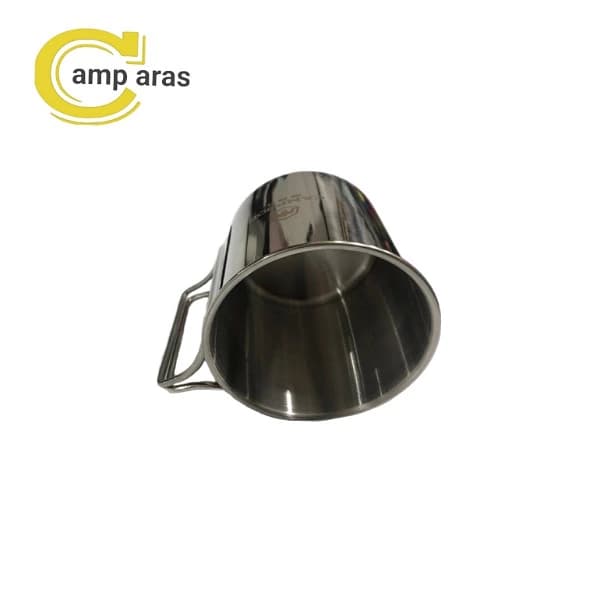 لیوان استیل کمپسور دسته تاشو CAMPSOR SUS 304 — تصویر ۸