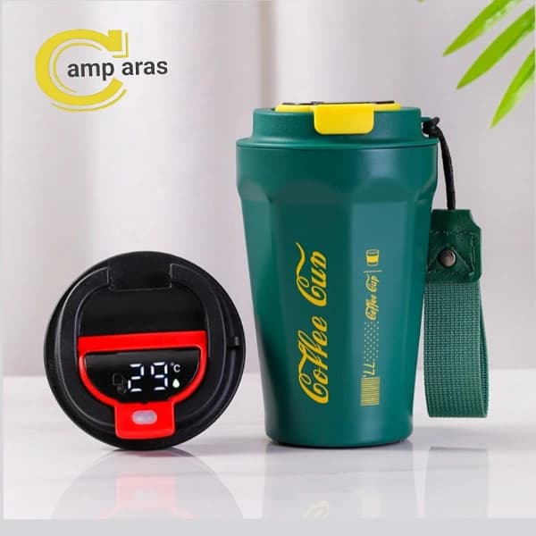 تراول ماگ وکیوم 400 میلی کافی کاپ COFFEE CUP 400ML — تصویر ۲