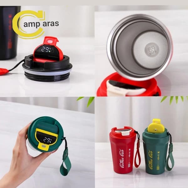 تراول ماگ وکیوم 400 میلی کافی کاپ COFFEE CUP 400ML — تصویر ۸