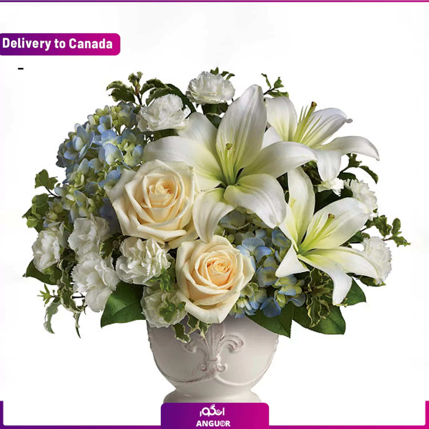 دسته گل رویاهای زیبا (ارسال گل به کانادا)