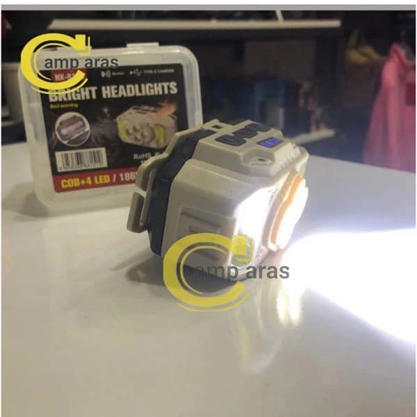 چراغ پیشانی هدلایت غواصی سنسوردار HX-815S COB اورجینال — تصویر ۲