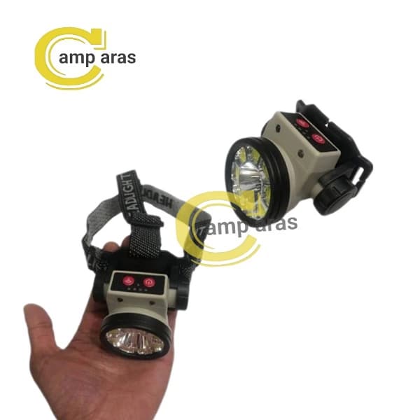 چراغ پیشانی سنسوردار شارژی مدل LY-004 LED 8 — تصویر ۳