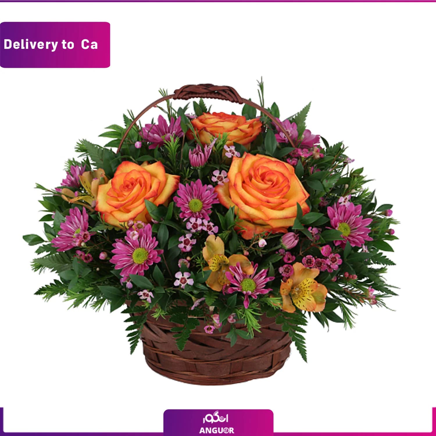 باکس گل زیبا(ارسال گل به کانادا)