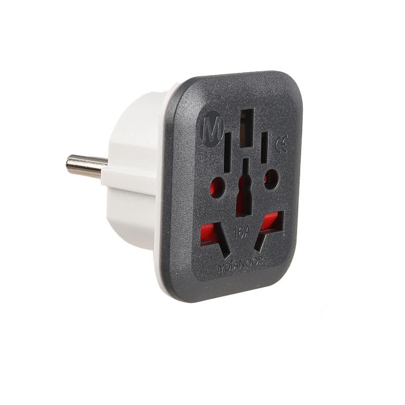 تبدیل 3 به 2 برق 16A مدیا نور Mdianoor SH1059 کد 2