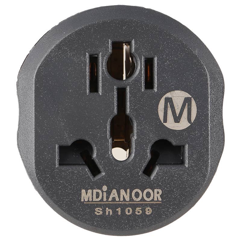 تبدیل 3 به 2 برق 16A مدیا نور Mdianoor SH1059 — تصویر ۳