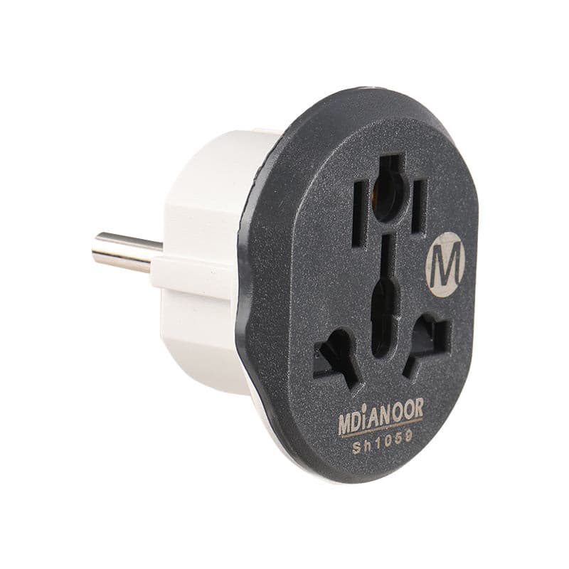 تبدیل 3 به 2 برق 16A مدیا نور Mdianoor SH1059