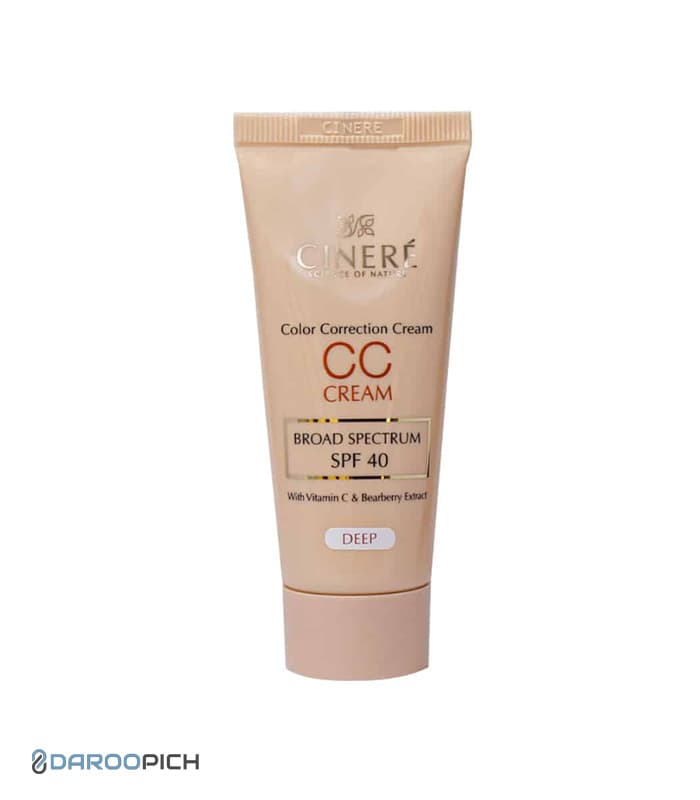 کرم پودر متعادل کننده رنگ پوست CC کرم SPF40 رنگی دیپ سینره