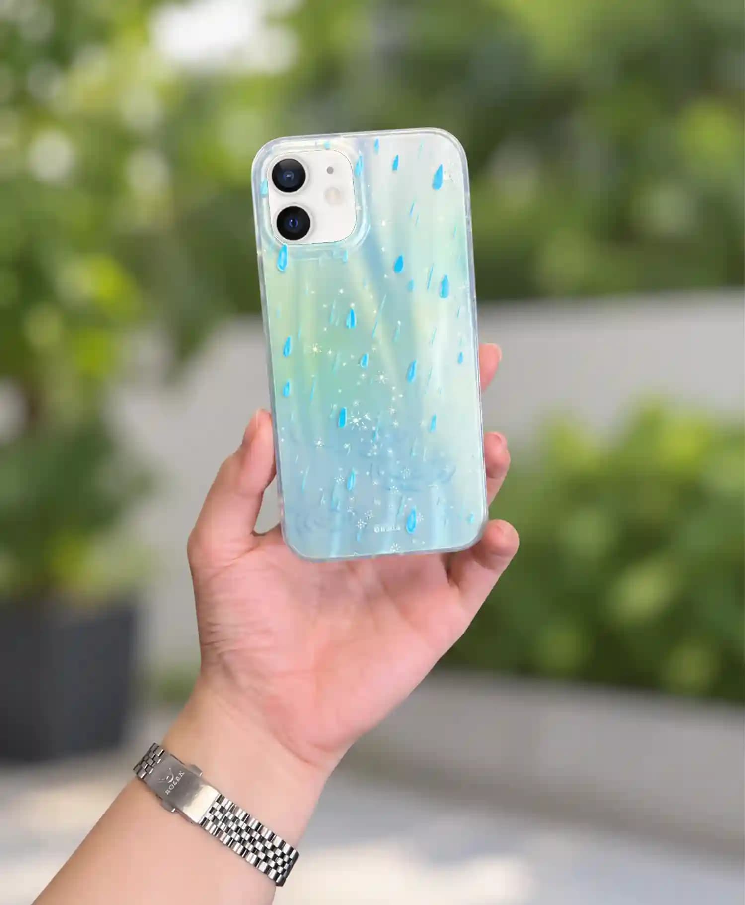 قاب دور شفاف IMD طرح دار گوشی موبایل Iphone 12 — تصویر ۳