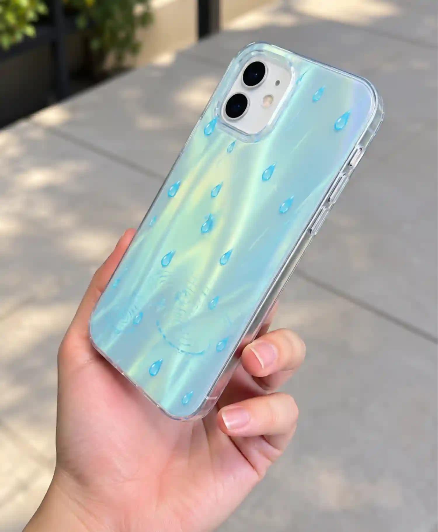 قاب دور شفاف IMD طرح دار گوشی موبایل Iphone 12 — تصویر ۲
