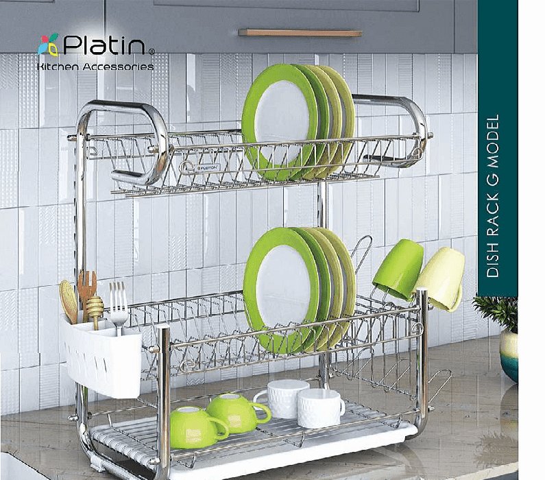 آبچکان رو کابینتی 3 طبقه طرح G پلاتین کد 2207